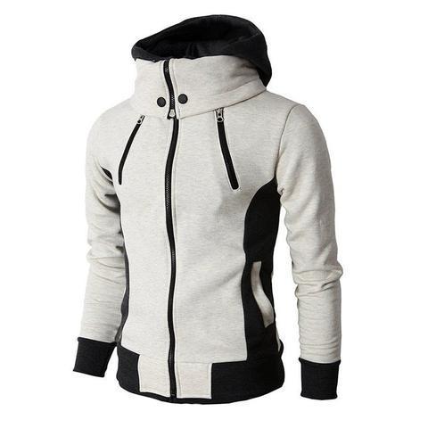 Men's Slim Fit Zip-Up Hoodie Cardigan