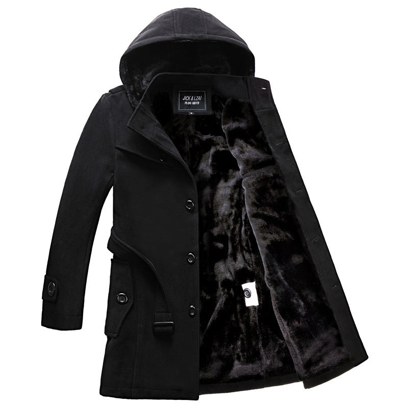 Add velvet and thicken warm coat