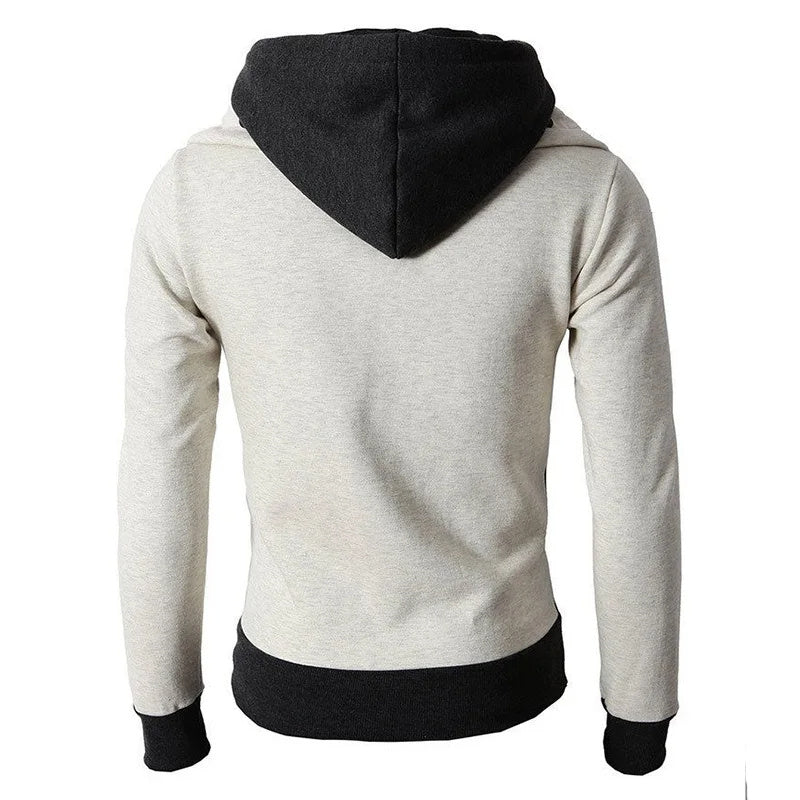 Men's Slim Fit Zip-Up Hoodie Cardigan