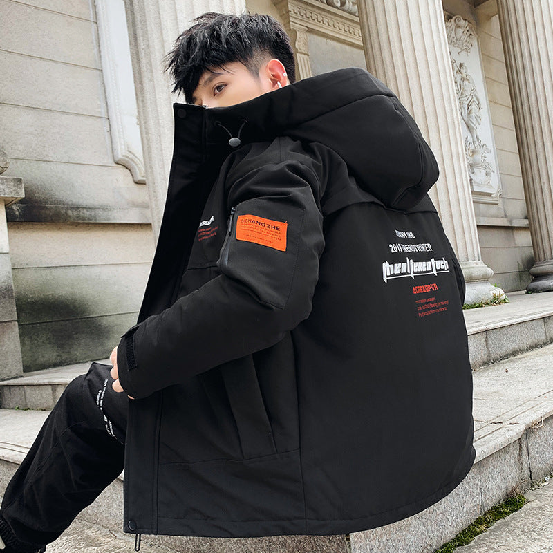 New, warm, thick coat. Keeps you snug in cold weather.