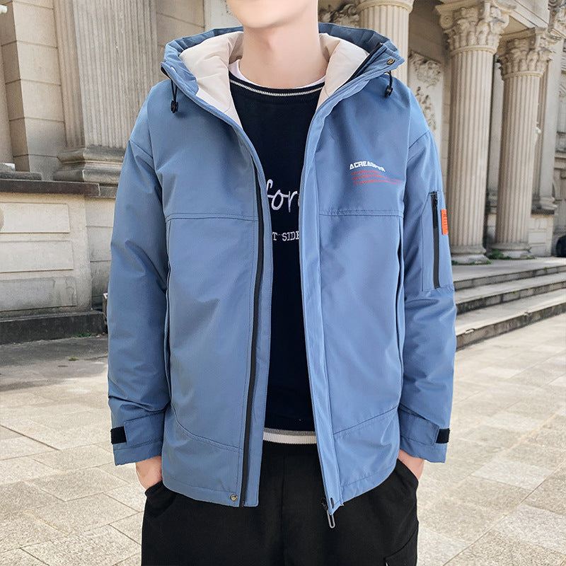 New, warm, thick coat. Keeps you snug in cold weather.