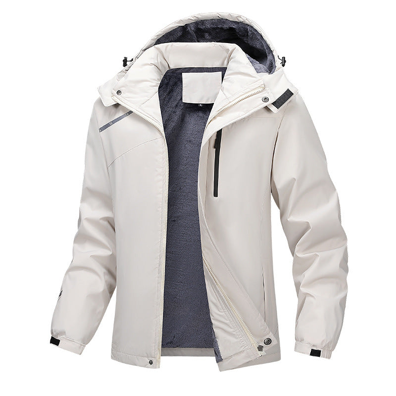 Plus Size Loose And Warm Coat For Men