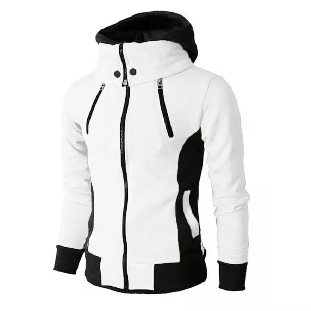 Men's Slim Fit Zip-Up Hoodie Cardigan